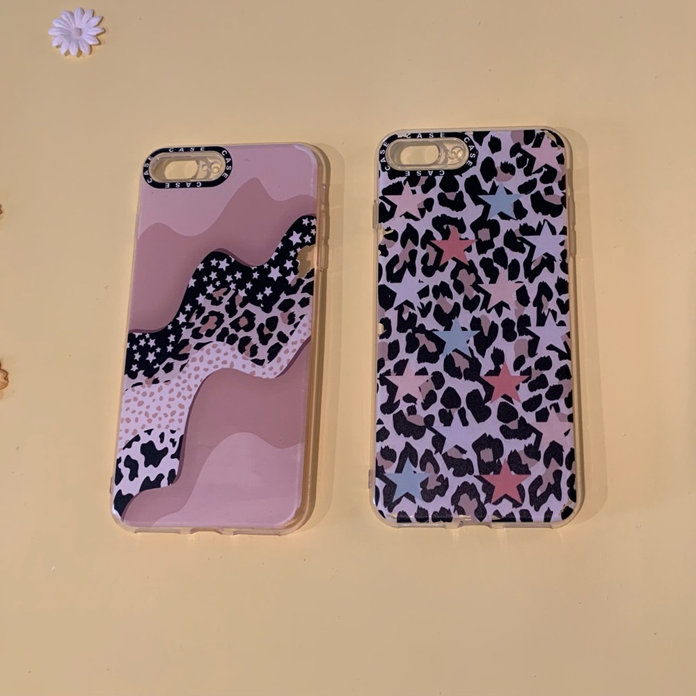 Preppy Cheetah Print Star iPhone 7/8 Plus Cases